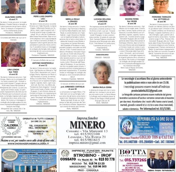 Ricordiamo i nostri cari defunti