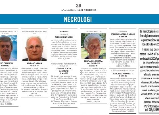 ricordiamo i nostri cari