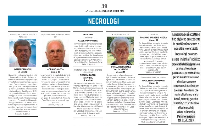 ricordiamo i nostri cari