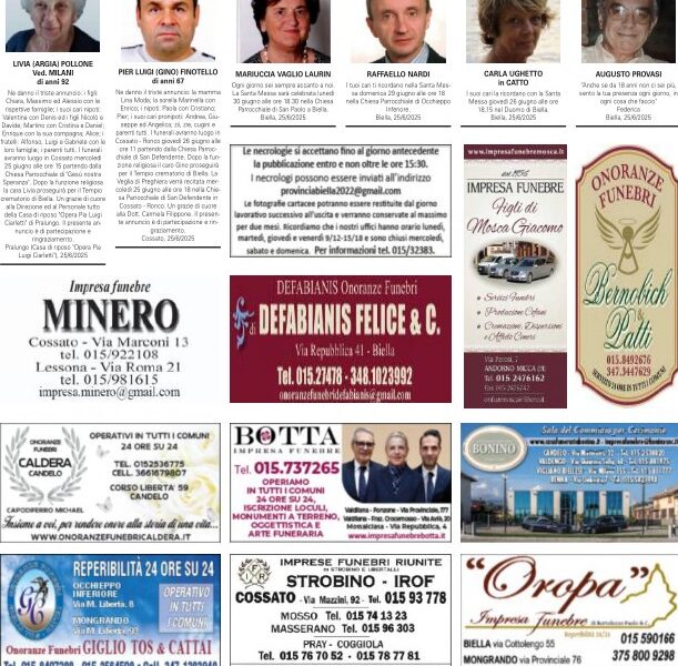 Ricordiamo i nostri cari defunti