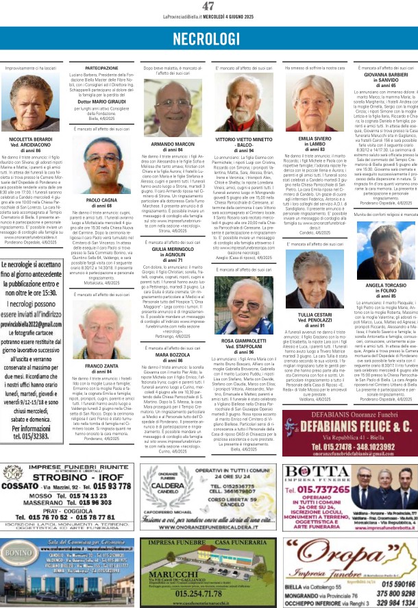ricordiamo i nostri cari defunti