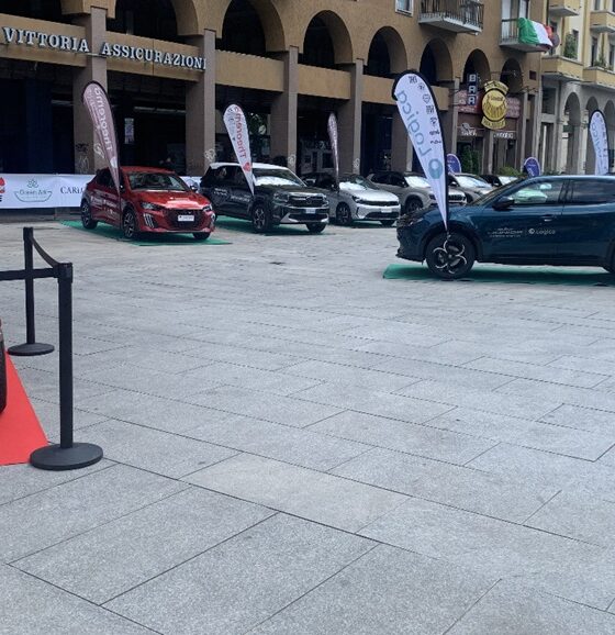 in piazza ma con le pattine