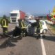 Schianto tra quattro veicoli: conducenti in ospedale