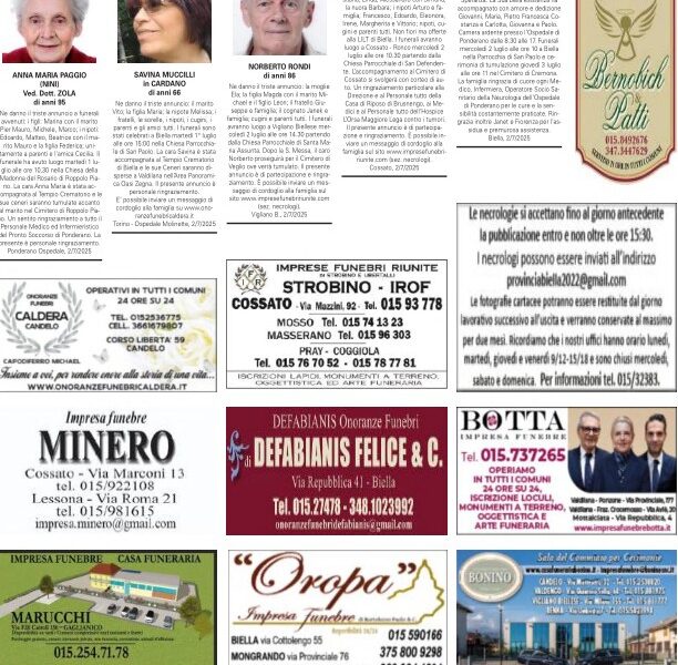 Ricordiamo i nostri cari defunti