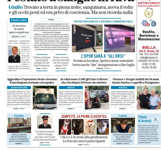 tutte le notizie della provincia