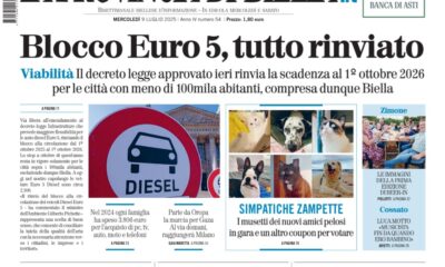 la prima pagina