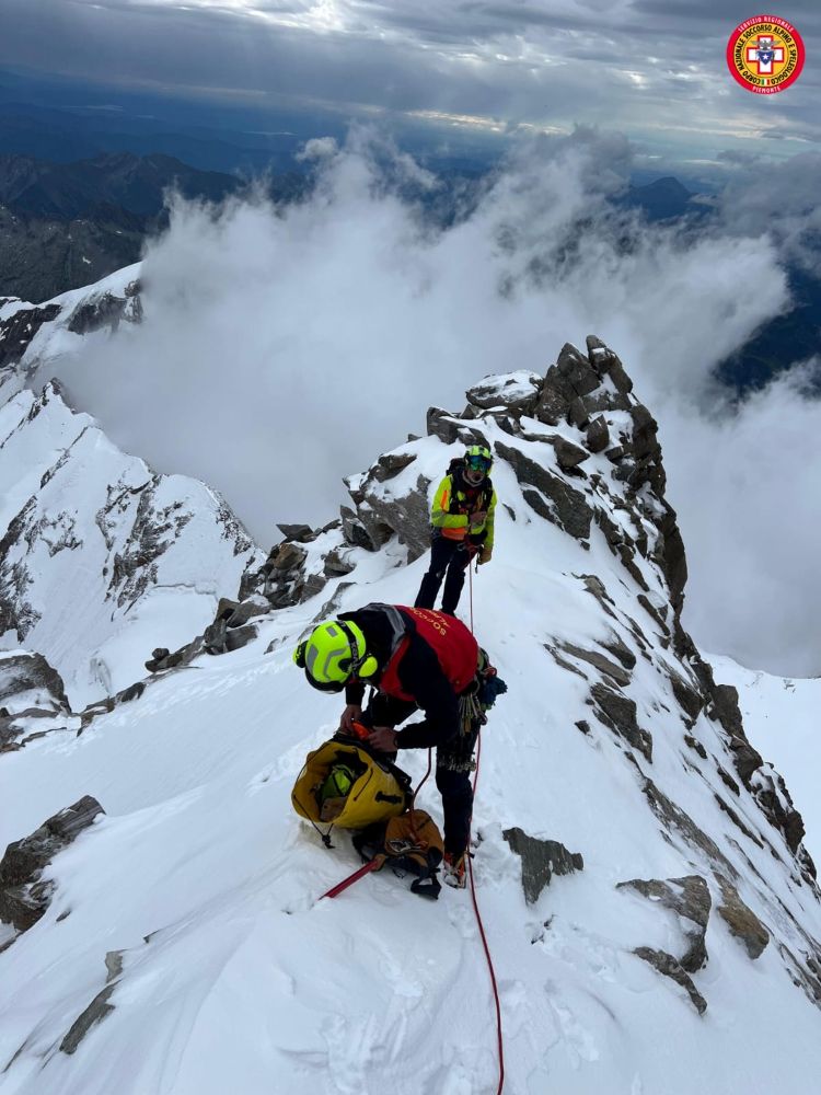 alpinisti bloccati