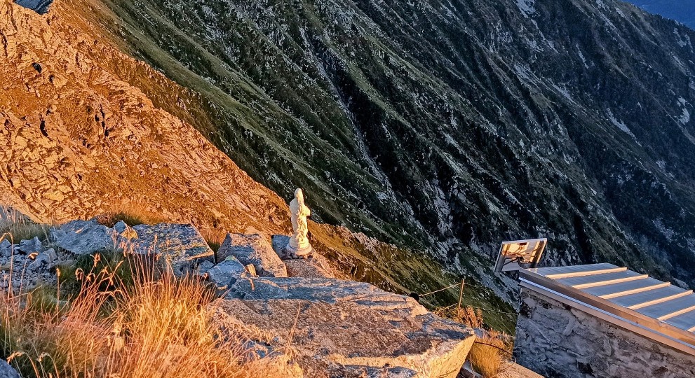 vandalizzata la madonnina della cima di bo