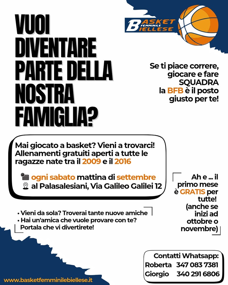 Lunedì inizia la nuova stagione della Bfb