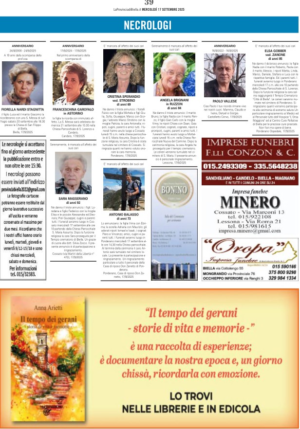 Ricordiamo i nostri cari defunti