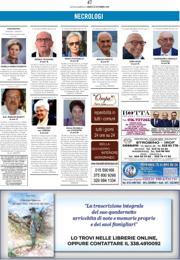 Ricordiamo i nostri cari defunti