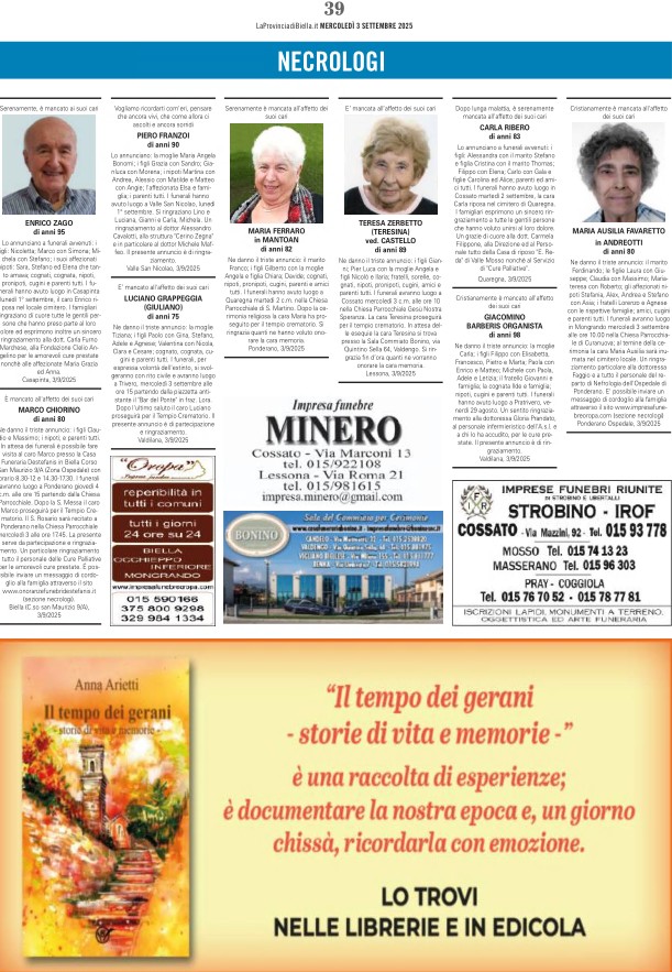 ricordiamo i nostri cari defunti