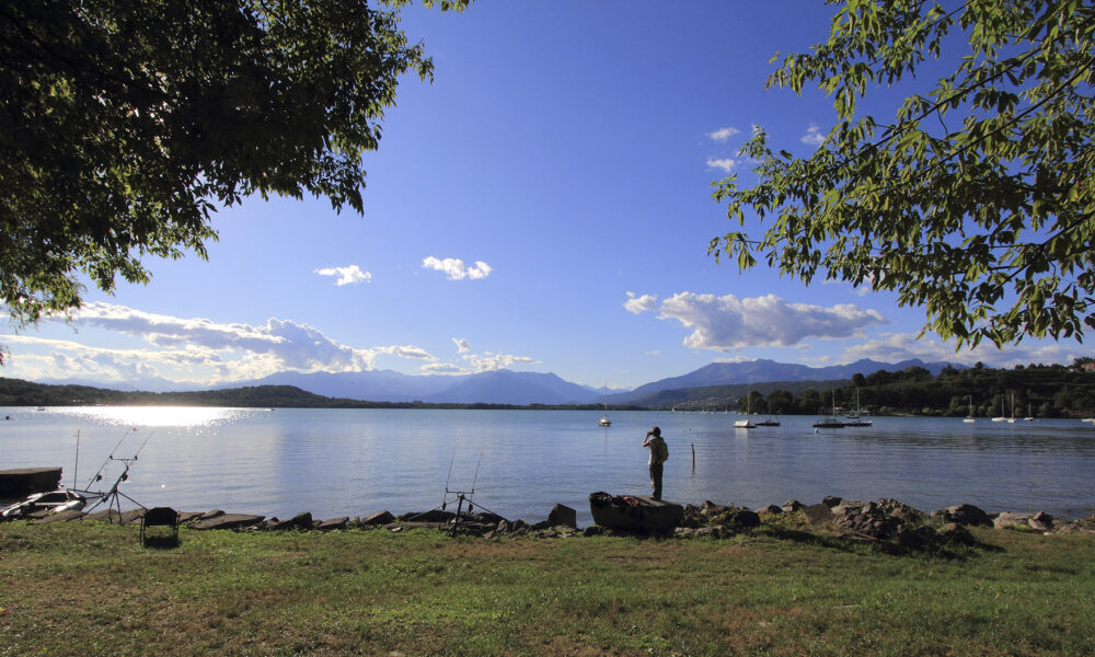 Questa mattina periplo del lago di Viverone con la Croce Rossa