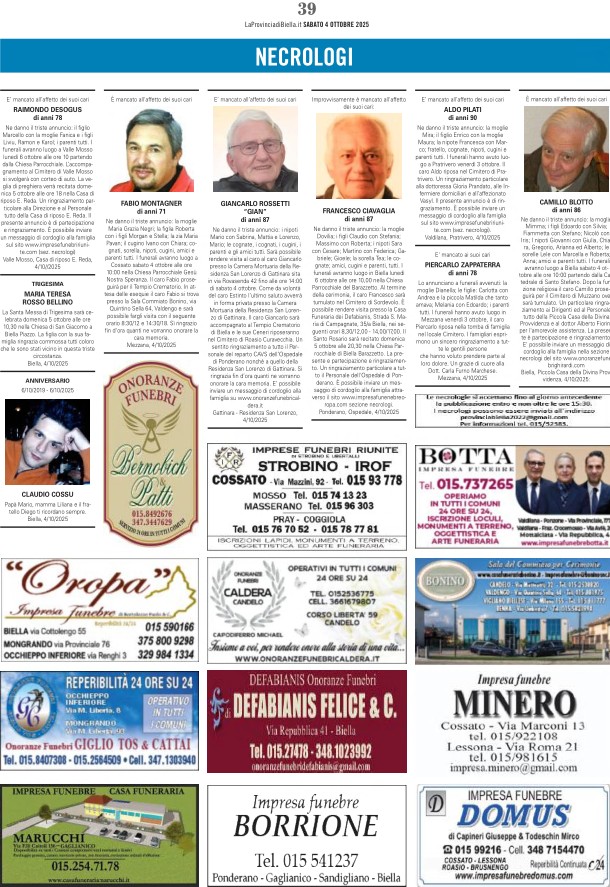 ricordiamo i nostri cari defunti