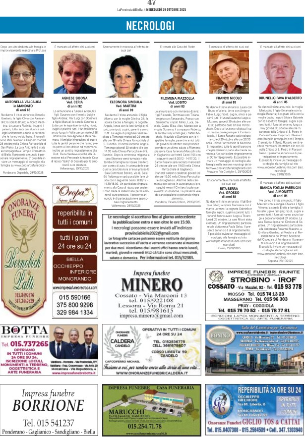 ricordiamo i nostri cari defunti