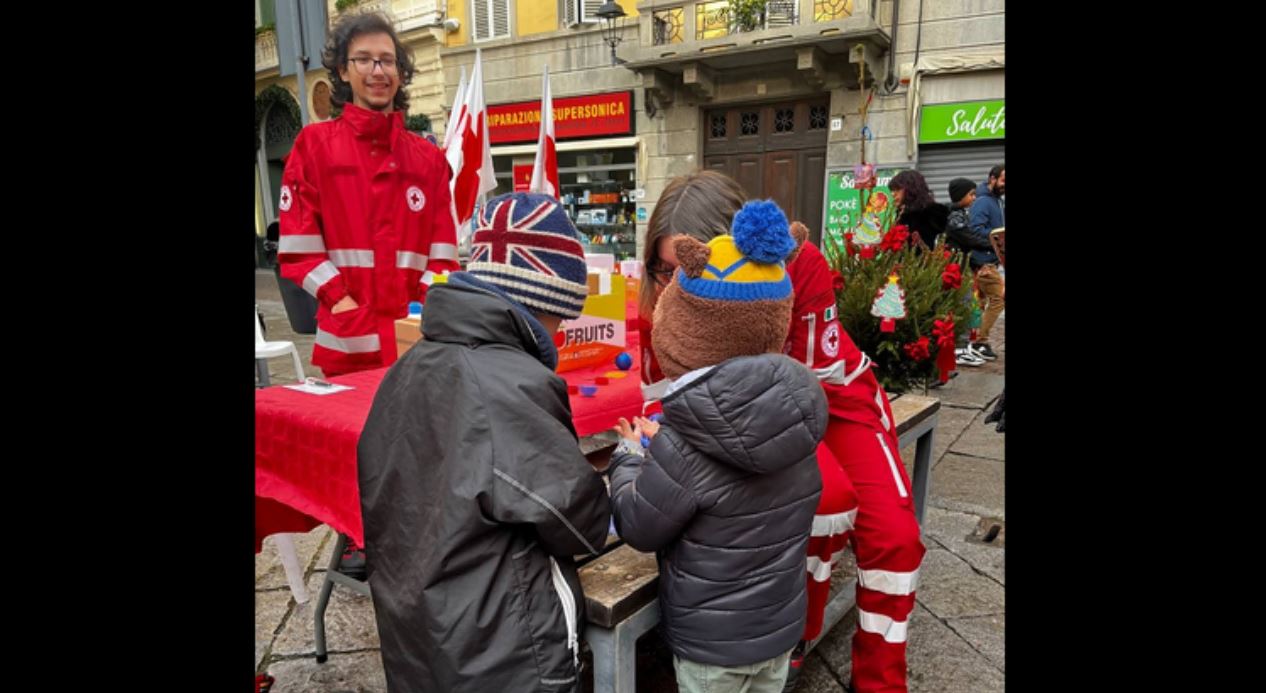 Da oggi torna il mercatino di Natale della Croce Rossa di Biella
