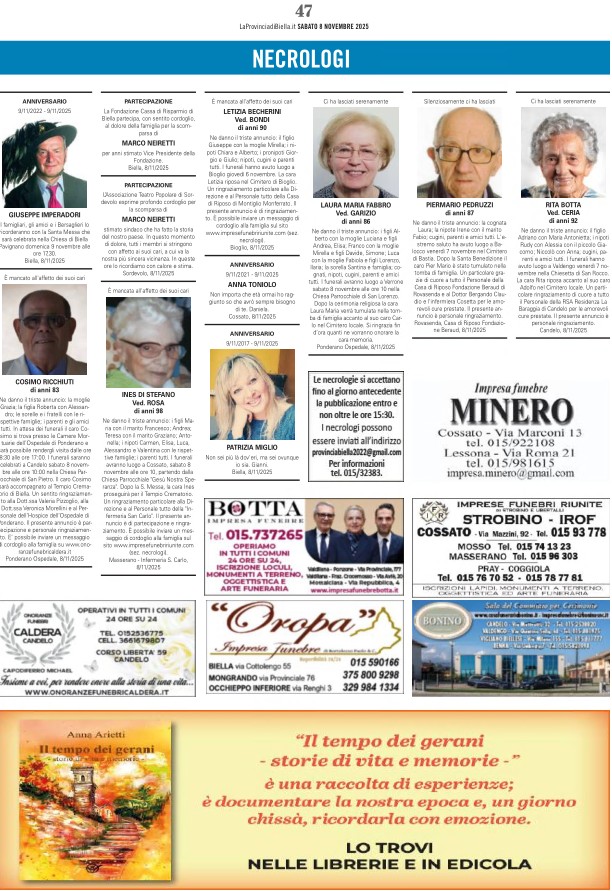 ricordiamo i nostri cari defunti