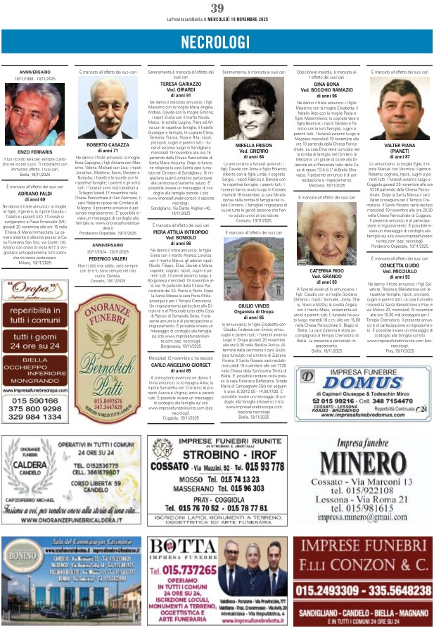 ricordiamo i nostri cari defunti