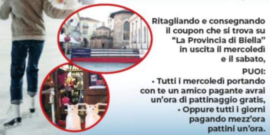 pista pattinaggio coupon