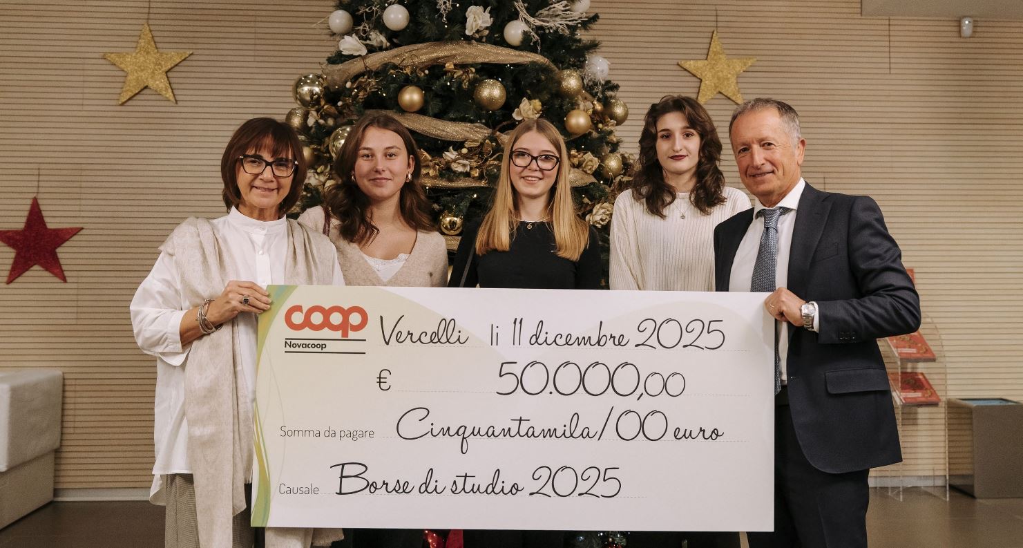 Borse di studio Nova Coop, ci sono anche sei studenti biellesi