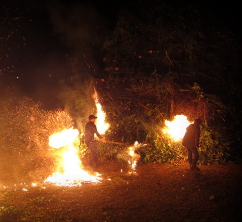 Questa sera c'è il falò del Marchetto