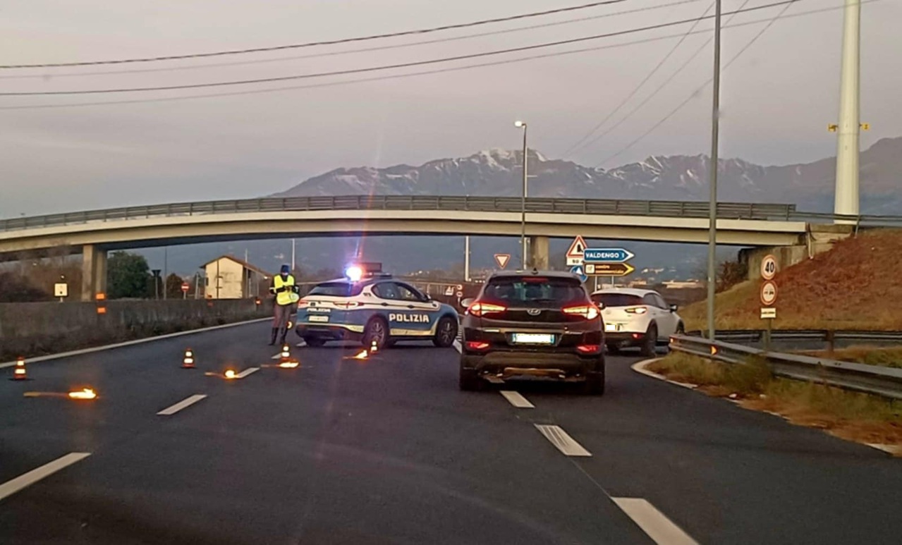 schianto superstrada