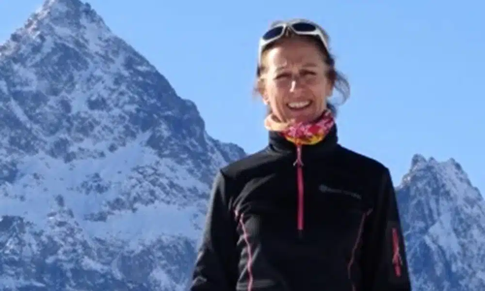 scivola sull'erba ghiacciata monica sagradin