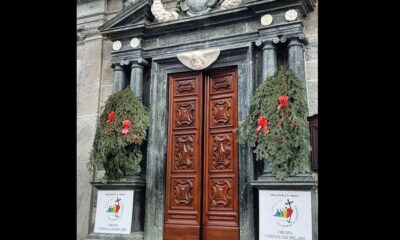 Restaurato il portale di ingresso della Basilica Antica