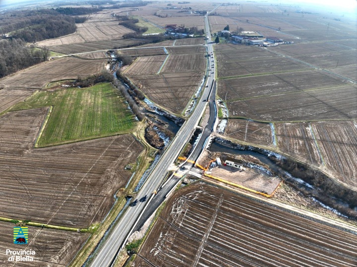 Strada Trossi, nuovo ponte sul torrente Ottina