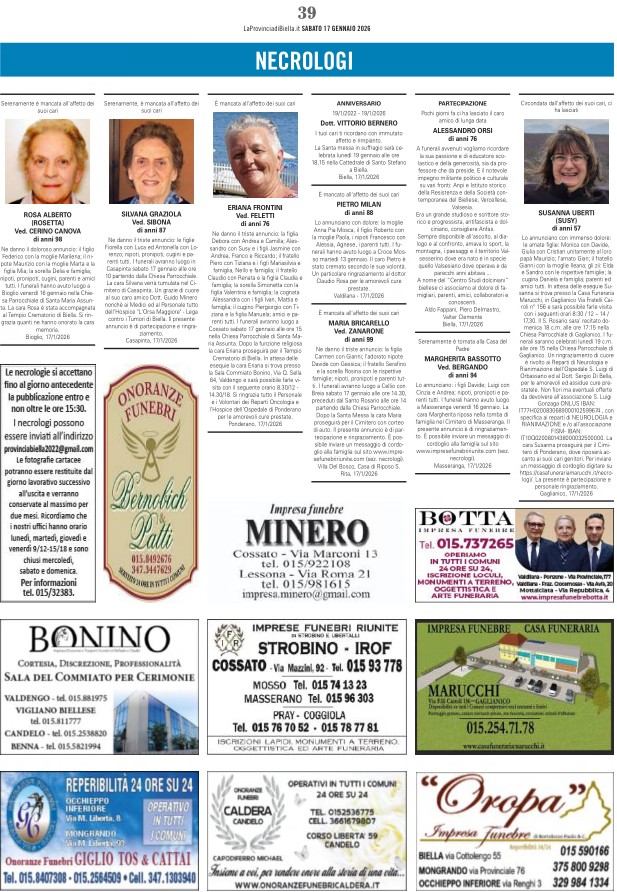 Ricordiamo i nostri cari defunti