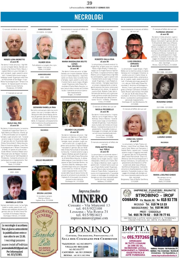 ricordiamo i nostri cari defunti