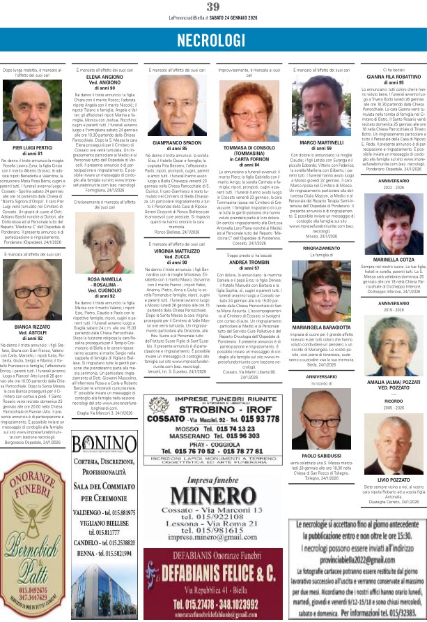 Ricordiamo i nostri cari defunti