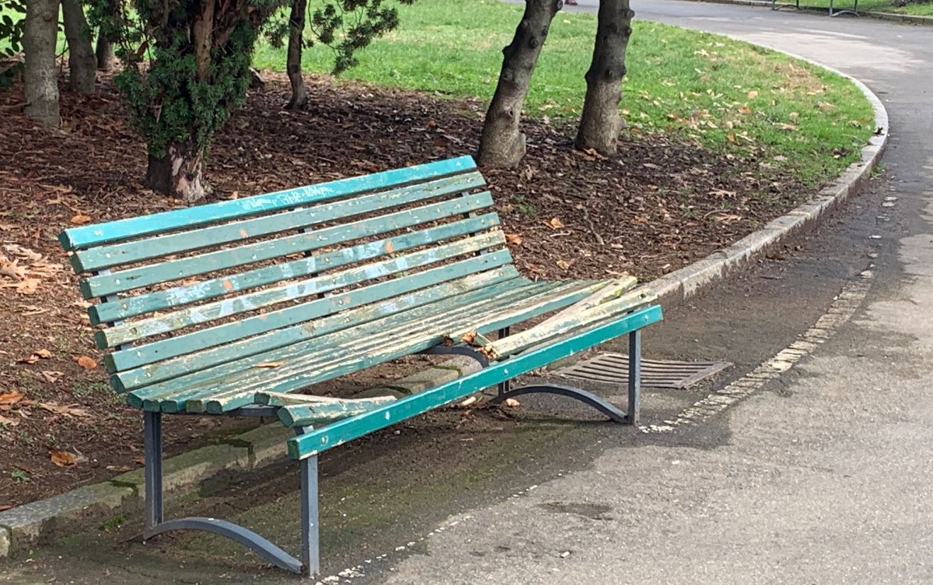 Panchine sfasciate e cartelli divelti: vandali all’opera in centro città - FOTO