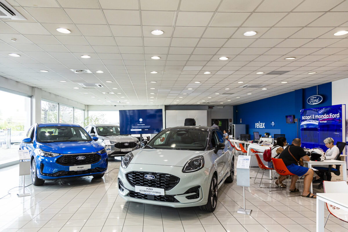 Una parte dell'esposizione all'interno di Authos