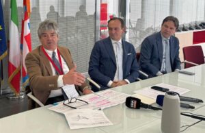 Il presidente di Confindustria Piemonte Andrea Amalberto durante il suo intervento