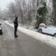 Automobilisti traditi dalla neve a Bioglio e Pettinengo