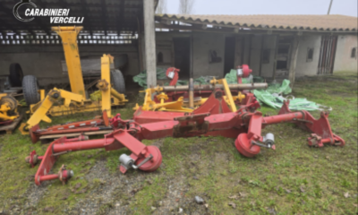 I carabinieri recuperano refurtiva agricola per oltre 100mila euro