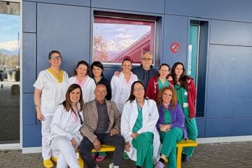 Donata all'ospedale una panchina gialla simbolo della lotta contro l’endometriosi