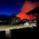 fiamme sospinte dal vento