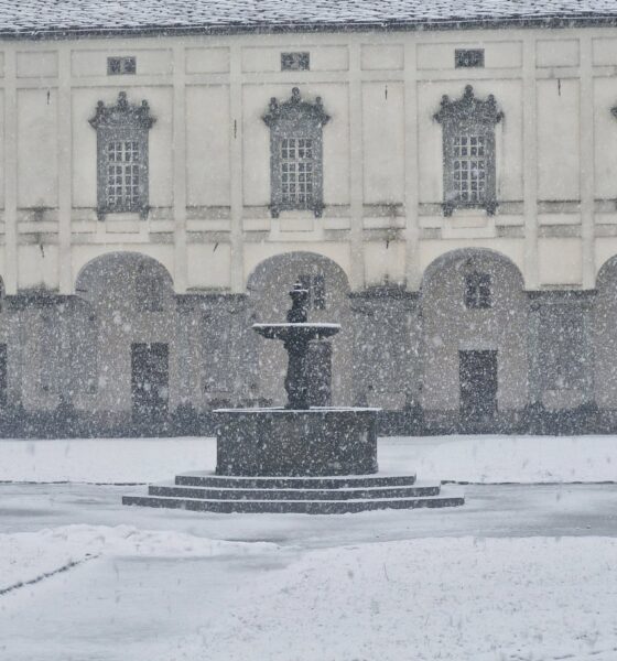 A Oropa c'è la neve