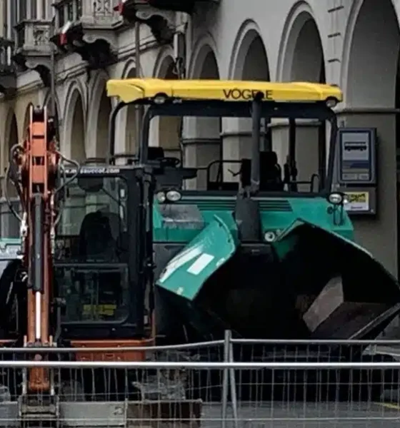 sabotati macchinari nel cantiere di via italia