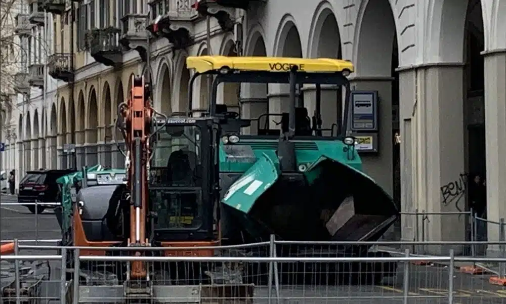 sabotati macchinari nel cantiere di via italia