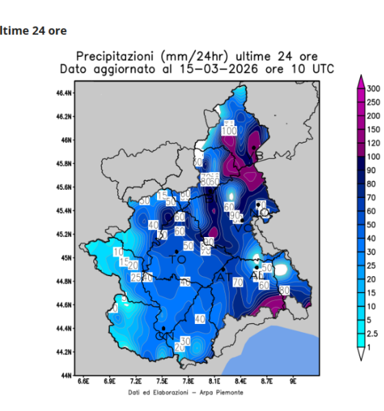 altissimo rischio di valanghe