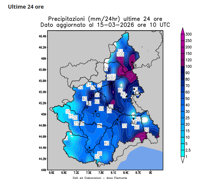 altissimo rischio di valanghe
