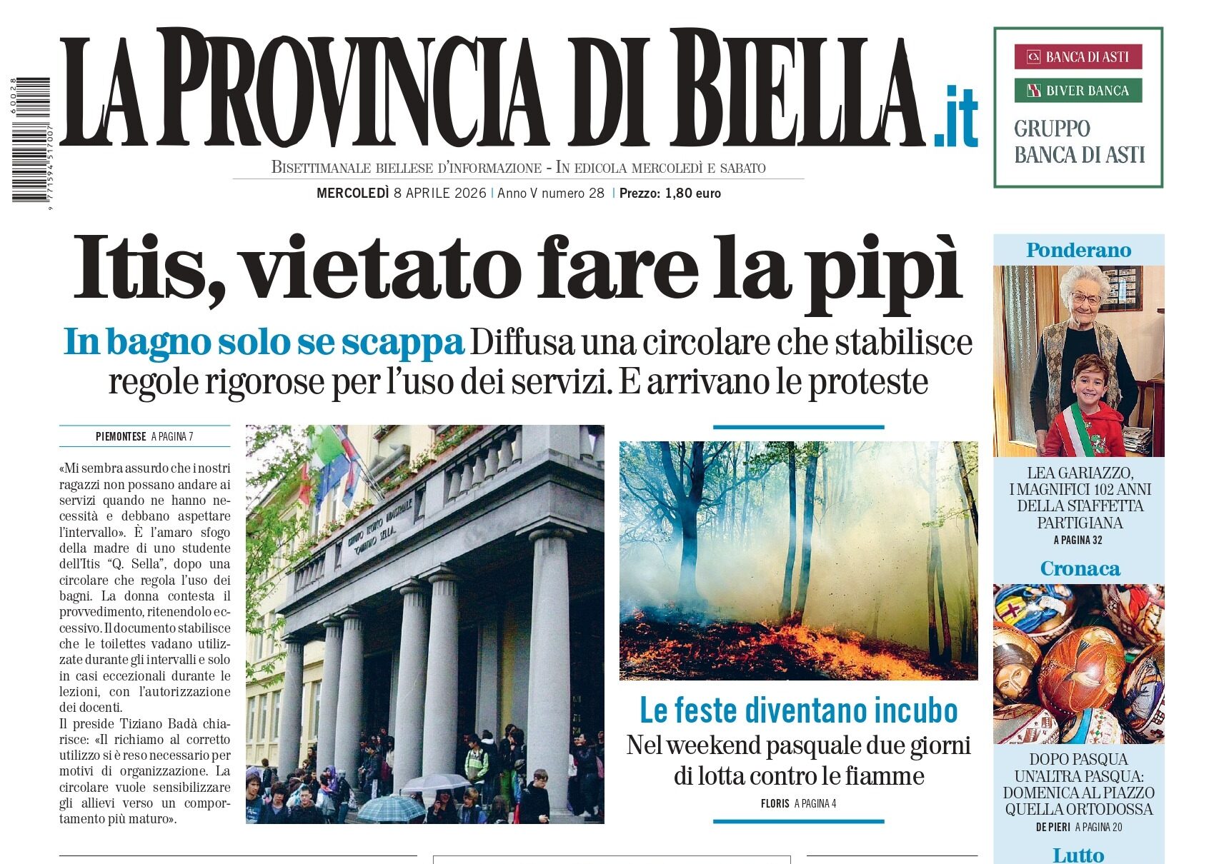 prima pagina