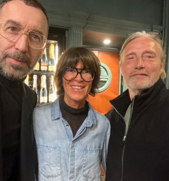 L'attore Mads Mikkelsen a cena da Matteo
