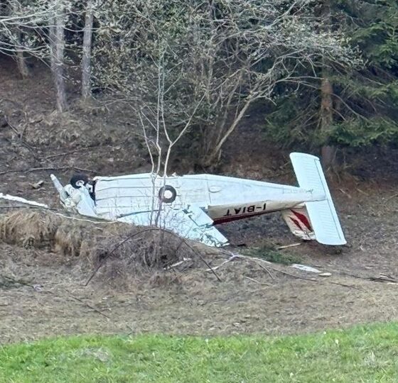 velivolo si schianta a champorcher
