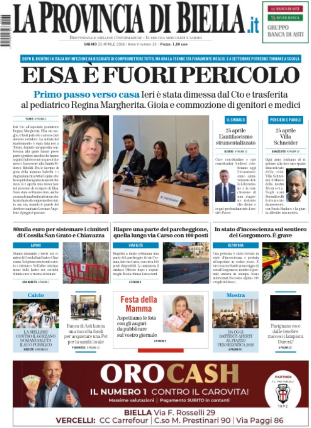 ieri avete perso la provincia di biella