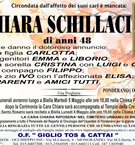 Muore a Biella