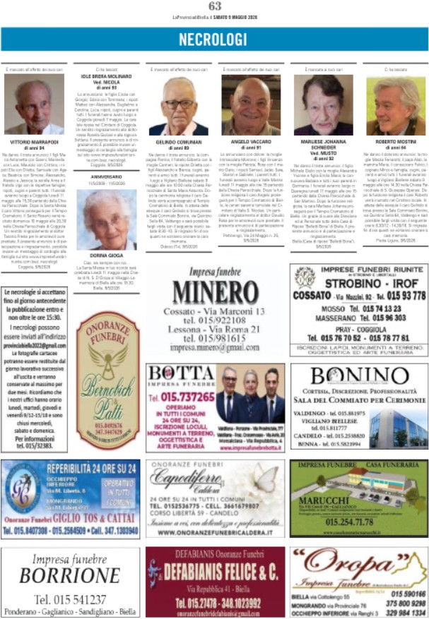 Ricordiamo i nostri cari defunti